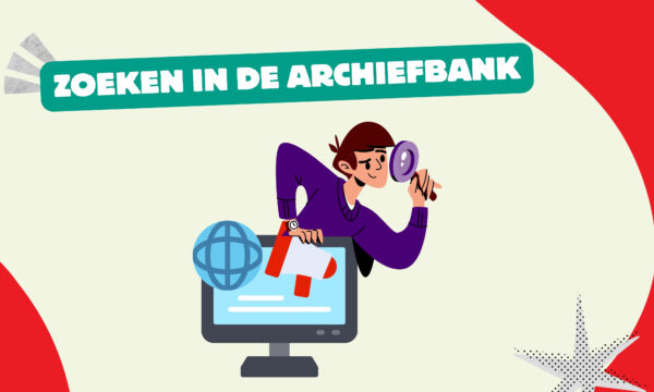 Banner workshop werken in de archiefbank