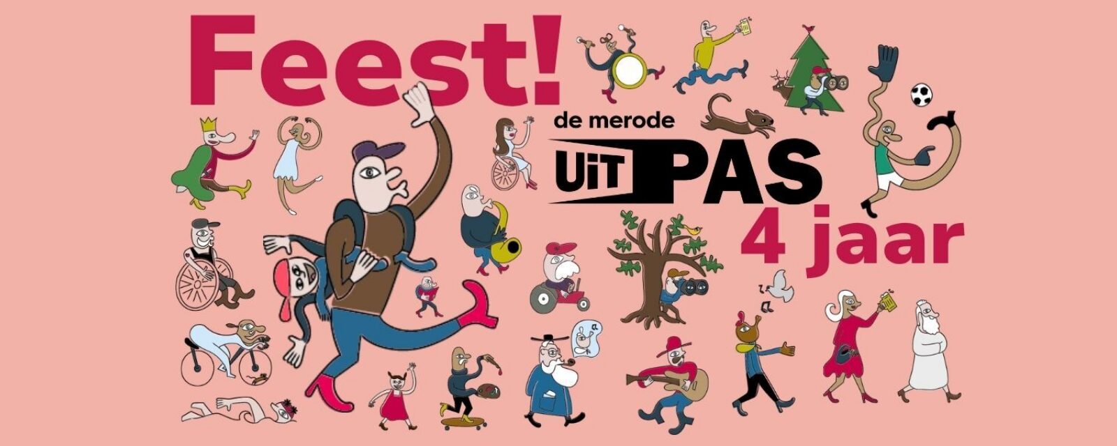 Banner Feest 4 jaar UiTPAS