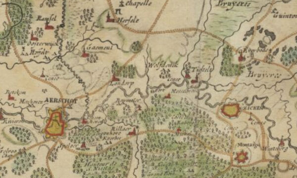 Kaart Merode-regio (d1712, Fricx)
